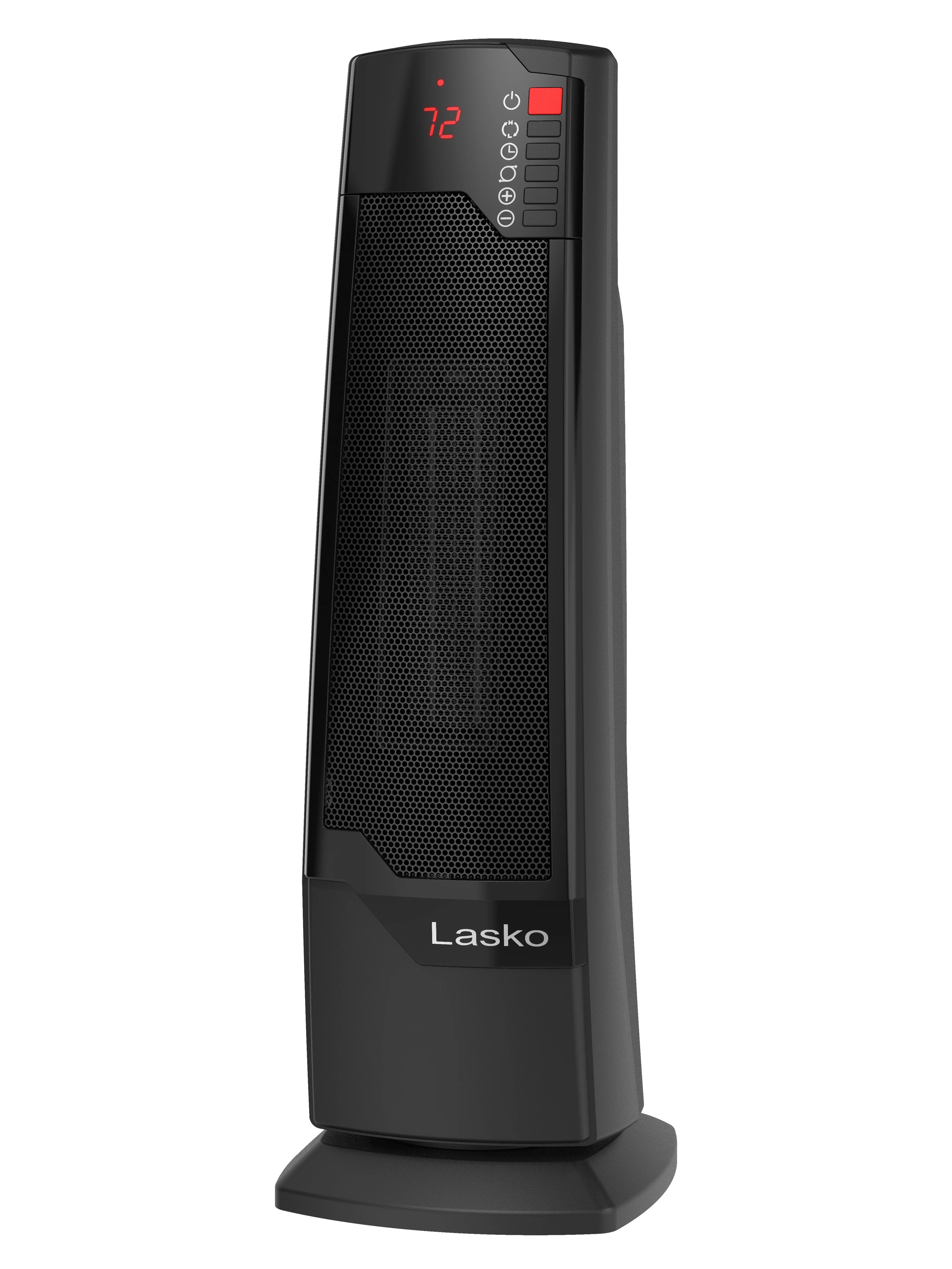Lasko 1500W Ceramic Tower Space Heater with Remote, CT22835, Black