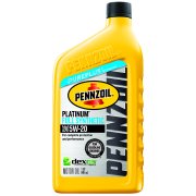 (3 Pack) Pennzoil Platinum 5W-20 Dexos Full Synthetic Motor Oil, 1 qt