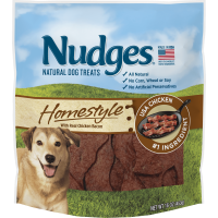 Nudges Homestyle Chicken and Bacon Dog Treats, 16 Oz.