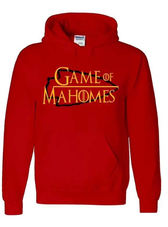 RED Chiefs Game of Patrick Mahomes Hooded Sweatshirt ADULT