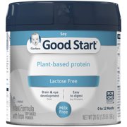 Gerber Good Start Soy Plant Based Protein, Lactose Free Powder Infant Formula, Stage 1