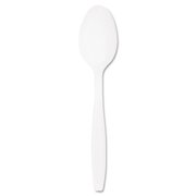 SOLO Cup Company Guildware Heavyweight Plastic Teaspoons, 1000ct
