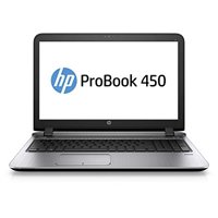 REFURBISHED: HP ProBook 450 G3 15.6" Business Ultrabook: Intel Core i5-6200U 500GB  4GB DDR3 (1920x1080) FHD  DVD - Windows 7 Pro