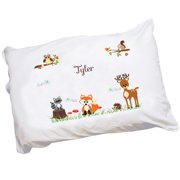 Personalized Woodland Animals Pillowcase