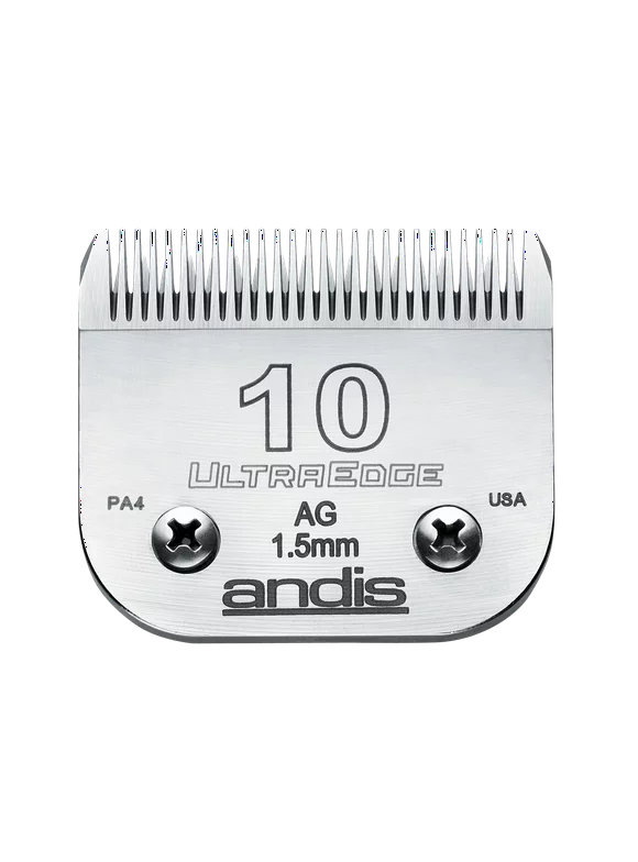Andis UltraEdge Detachable Blade Set, Size 10, 1/16 Inches, 1.5 mm