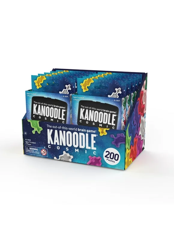 Educational Insights Kanoodle Cosmic Brain Logic Game, Set of 12, Teens & Adults, Critical Thinking & Brain Teaser Puzzles, Ages 7+