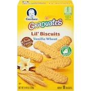 (Pack of 8) Gerber Lil' Biscuits, Vanilla Wheat, 4.44 oz.