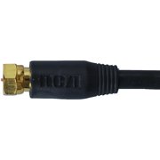 RCA 25' RG-6 Digital Coaxial Cable With Gold Plated F Connectors (Black)