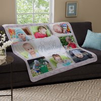 Personalized kids are the best photo plush blanket