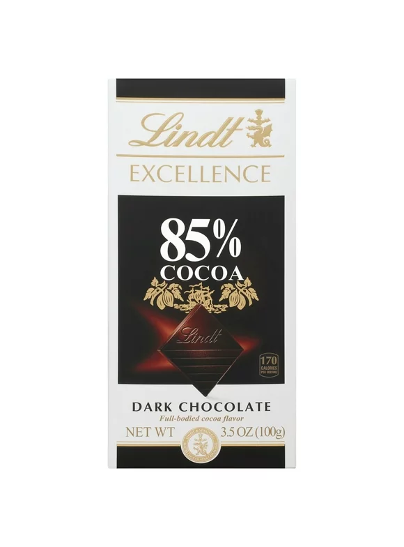 Lindt EXCELLENCE 85% Cocoa Dark Chocolate Bar, Easter Chocolate Candy, 3.5 oz.