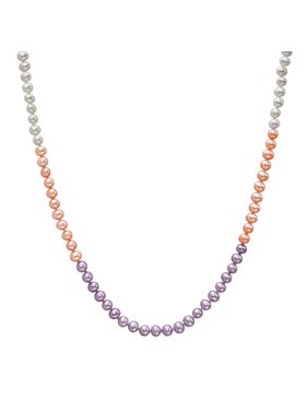 Women's Honora 4.5-5 mm Rose & Lilac Ombr Pearl Strand in Sterling Silver