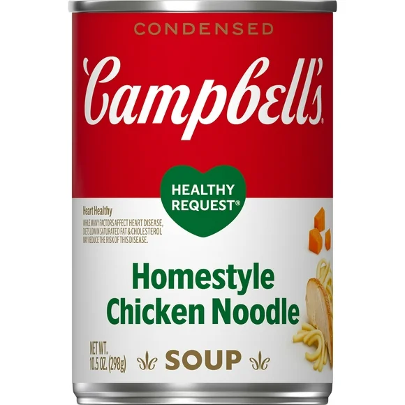 Campbell'sCondensedHealthy RequestHomestyle Chicken Noodle Soup, 10.5 Ounce Can