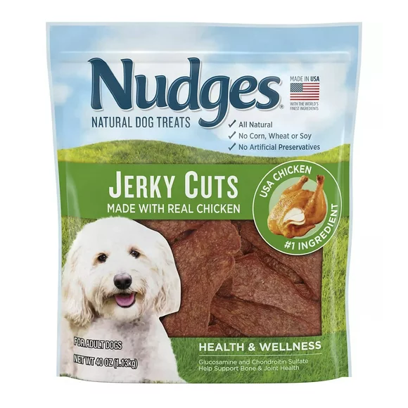 Nudges Jerky Cuts Natural Dog Treats, 40 oz.