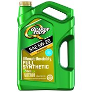 Quaker State Ultimate Durability 5W-20 Full Synthetic Motor Motor Oil, 5 qt.