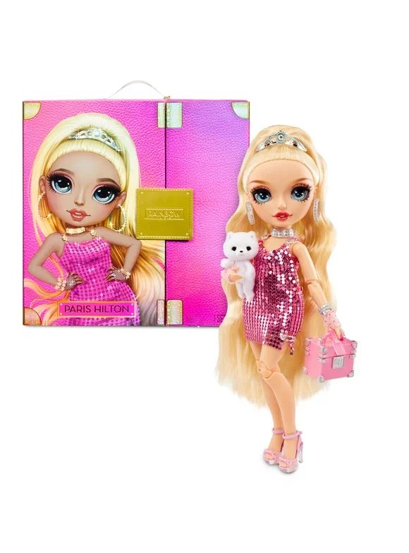 Rainbow High Premium Edition- Paris Hilton Collector Doll- 11 inch, 2022 Fashion Doll w/ Blond Hair, 2 Gorgeous Outfits to Mix & Match and Premium Doll Accessories. Great Gift and Collectors!