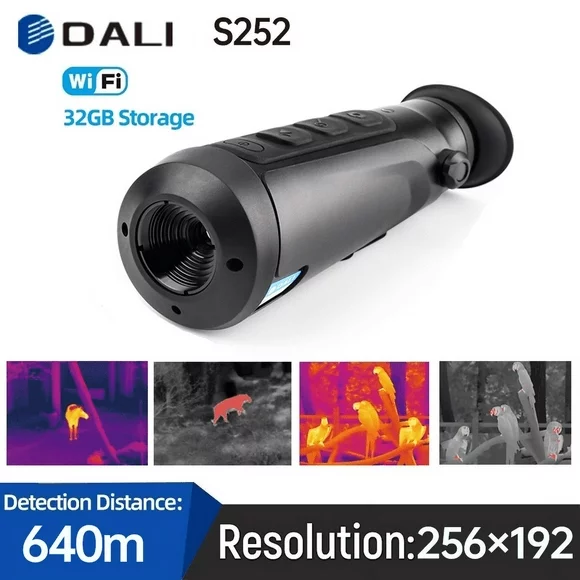 DALI Thermal Camera For Hunting S252 243 Telescope Handheld Monocular WIFI Cross Mark Laser Infrared Night Vision Thermal Imager