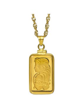 5 gram Gold Pendant - Fortuna (w/Chain)