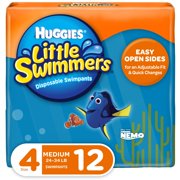 Huggies Little Swimmers Swim Diapers, Size 4 Medium, 11 Ct