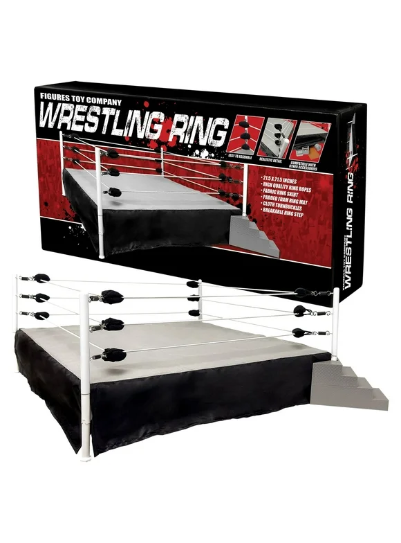 Figures Toy Company Wrestling Ring for WWE Action Figures