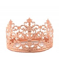Craft and Party- Rose Gold Crown Cake Topper Queen Princess Cake Party Baby Shower Dcor