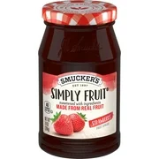 Smucker's Simply Fruit Strawberry Spreadable Fruit, 10-Ounce Jar