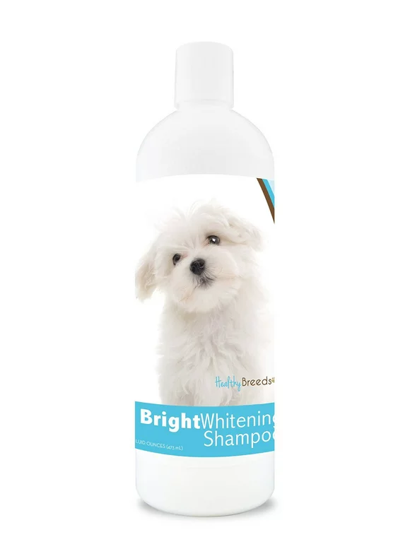 Healthy Breeds Maltese Bright Whitening Dog Shampoo 12 oz