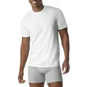 Yana Men's Super Value Pack White Crew T-Shirt Undershirts, 10 Pack