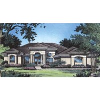 The House Designers: THD-4042 Builder-Ready Blueprints to Build a Contemporary House Plan with Slab Foundation (5 Printed Sets)