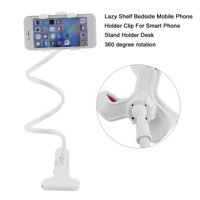 Maynos Gooseneck Phone Holder, Lazy Bracket Holder 360 Swivel for iPhone and Other Smart Phones for Bedroom, Office, Bathroom, Kitchen,White