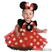 Baby Girl's Red Minnie Mouse Costume - 12-18 Months