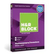 [OLD VERSION] H&R Block Tax Software Deluxe + State 2018