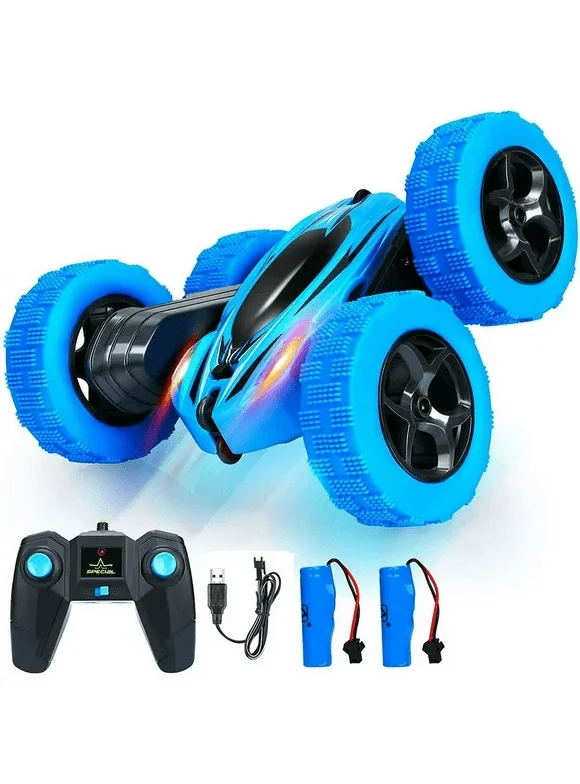 Remote Control Car, RC Cars 4WD 2.4GHz Stunt Car Double Sided 360 Flips Remote Control Toys for Kids Christmas Birthday Gifts