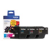 Brother Genuine Standard Yield Color Ink Cartridges, 300 pages/cartridge, LC713PKS