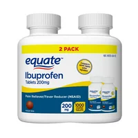 Equate Ibuprofen Tablets, 200 mg, Twin Pack, 500 count