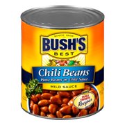BUSHS Chili Beans Pinto Beans in Mild Chili Sauce Bulk Canned Beans 111 Oz