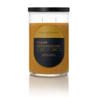 Manly Indulgence Clean 22 oz 2 Wick Candle, Goldenrod
