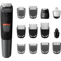 Philips Norelco Multigroom 5000, All-in-One Trimmer, MG5700/49, 16 pieces - Oil-free grooming