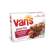 Van's Chewy Baked Whole Grain Snack Bars Cranberry Almond - 5 CT