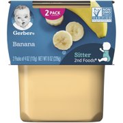 (Pack of 16) Gerber 2nd Foods Banana, 4 oz Tubs