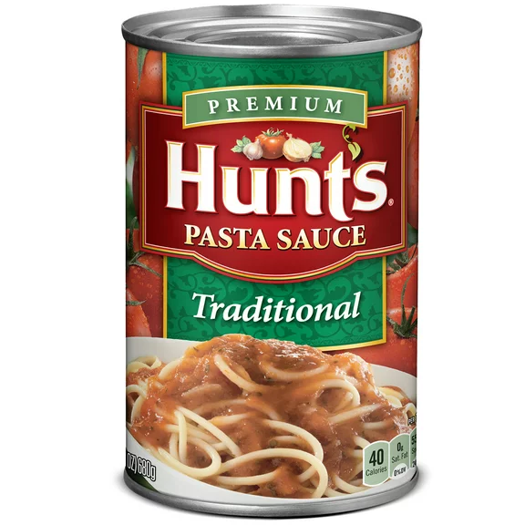 Hunt's Traditional Pasta Sauce, 100% Natural Tomato Sauce, 24 Oz