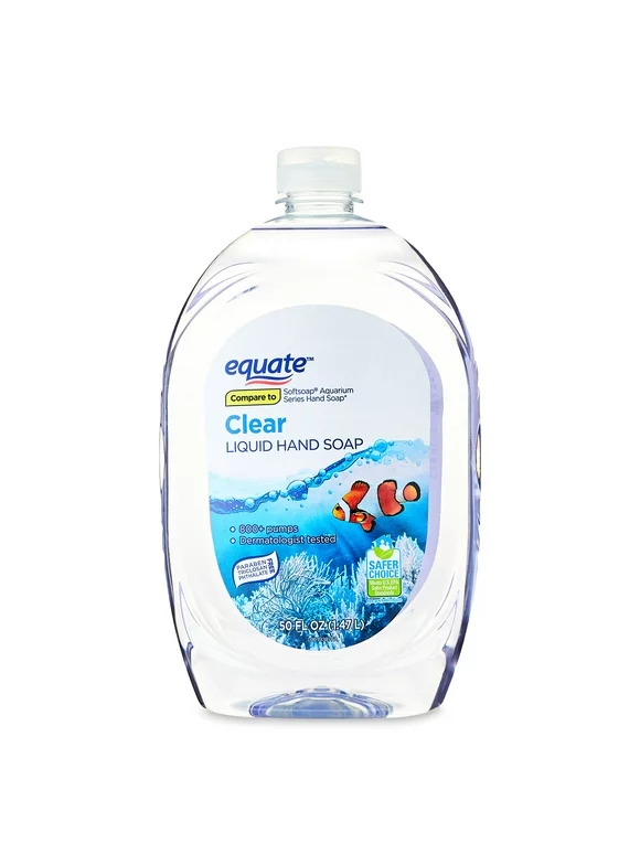 Equate Clear Liquid Hand Soap, 50 fl oz