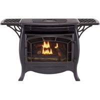 Duluth Forge Dual Fuel Ventless Gas Stove - Model FDSR25, Matte Finish, Remote Control