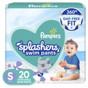 Pampers Splashers Snug Fit Swim Diapers, Size S, 20 ct