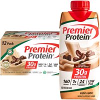 Premier Protein Shake, Caf Latte, 30g Protein, 11 Fl Oz, 12 Ct