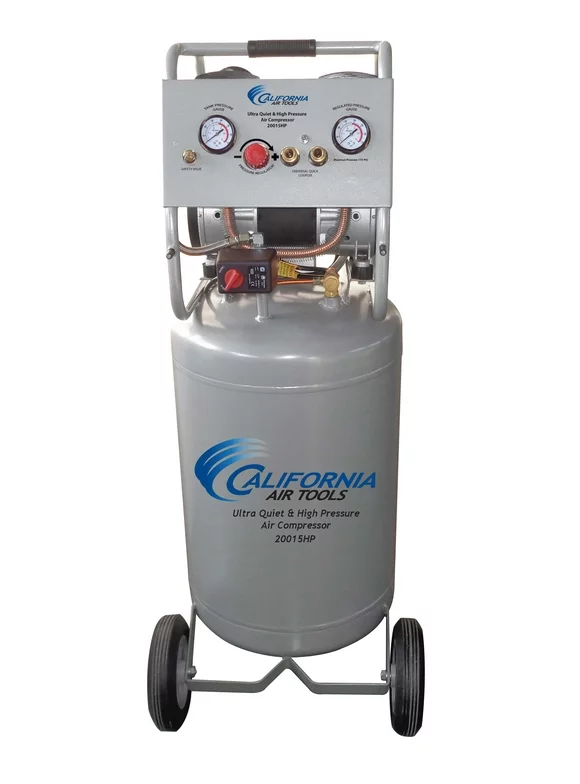 California Air Tools 20015HPAD Ultra Quiet & Oil-Free 1,5 Hp, 20 Gal. 175 PSI Two Stage Air Compressor with Automatic Drain Valve