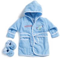 Personalized Airplane Robe with Booties