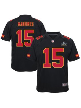 Patrick Mahomes Kansas City Chiefs Nike Youth Super Bowl LV Bound Game Fashion Jersey - Black