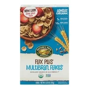 Nature's Path Organic Breakfast Cereal, Flax Plus Multibran Flakes, 13.25 Oz