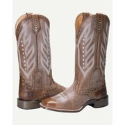 Noble Outfitters Western Boot Women Vintage All Around Tan 66031
