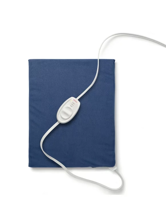 Sunbeam Heating Pad with Controller and 3 Heat Settings, 12" x 15"